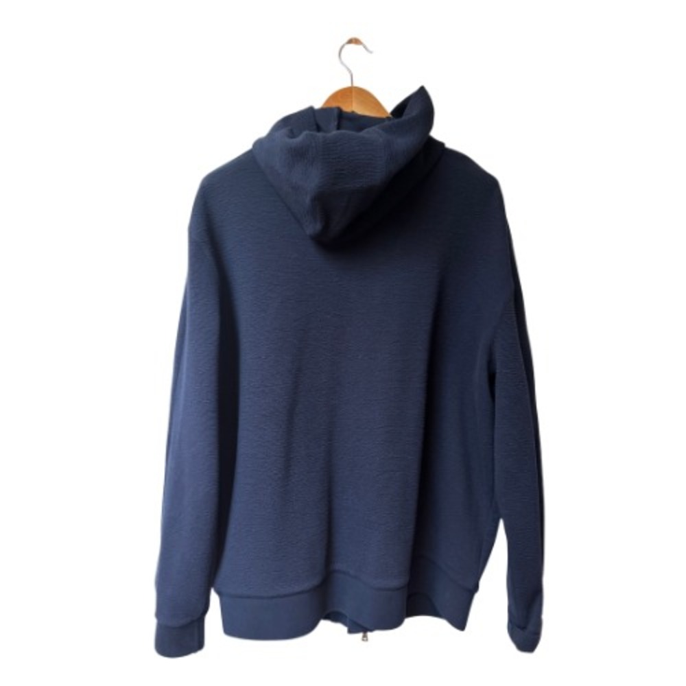 John Varvatos Men's Blue Navy Zip Up Soft Hoodie Size XL - Picture 2 of 4